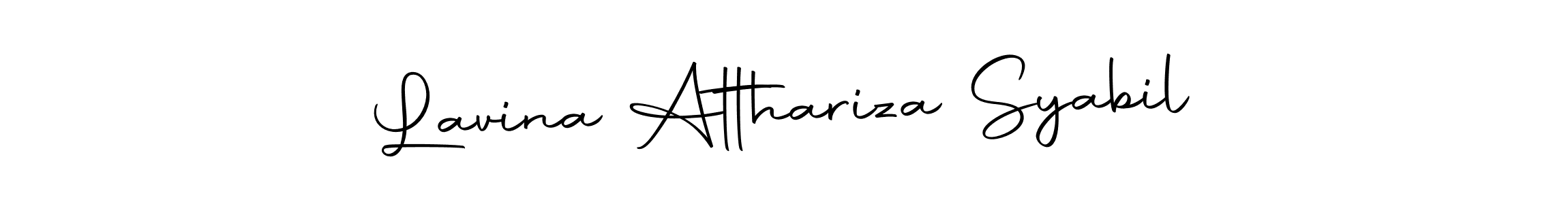 Make a short Lavina Atthariza Syabil signature style. Manage your documents anywhere anytime using Autography-DOLnW. Create and add eSignatures, submit forms, share and send files easily. Lavina Atthariza Syabil signature style 10 images and pictures png
