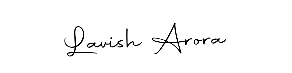 Create a beautiful signature design for name Lavish Arora. With this signature (Autography-DOLnW) fonts, you can make a handwritten signature for free. Lavish Arora signature style 10 images and pictures png