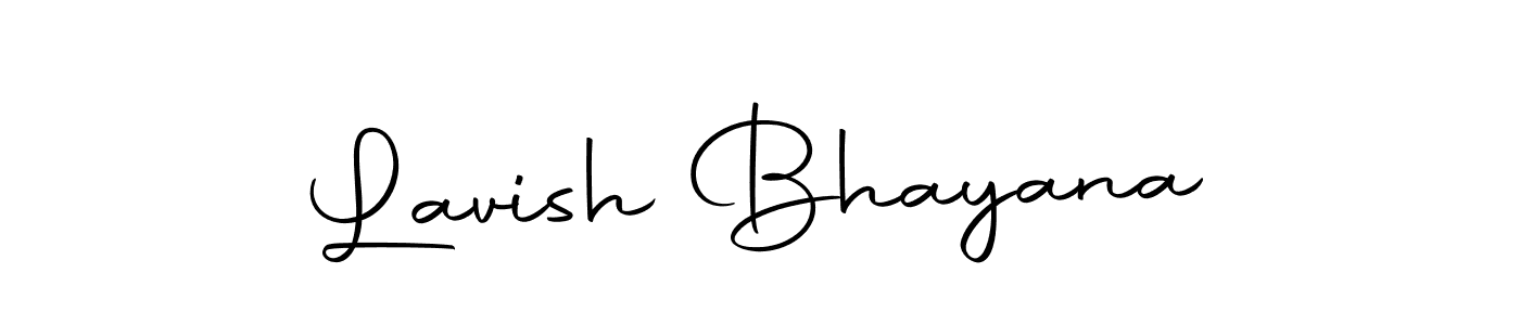 Design your own signature with our free online signature maker. With this signature software, you can create a handwritten (Autography-DOLnW) signature for name Lavish Bhayana. Lavish Bhayana signature style 10 images and pictures png