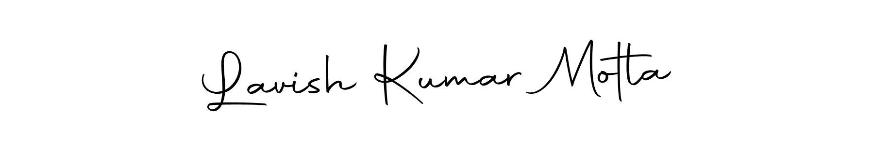 Create a beautiful signature design for name Lavish Kumar Motla. With this signature (Autography-DOLnW) fonts, you can make a handwritten signature for free. Lavish Kumar Motla signature style 10 images and pictures png