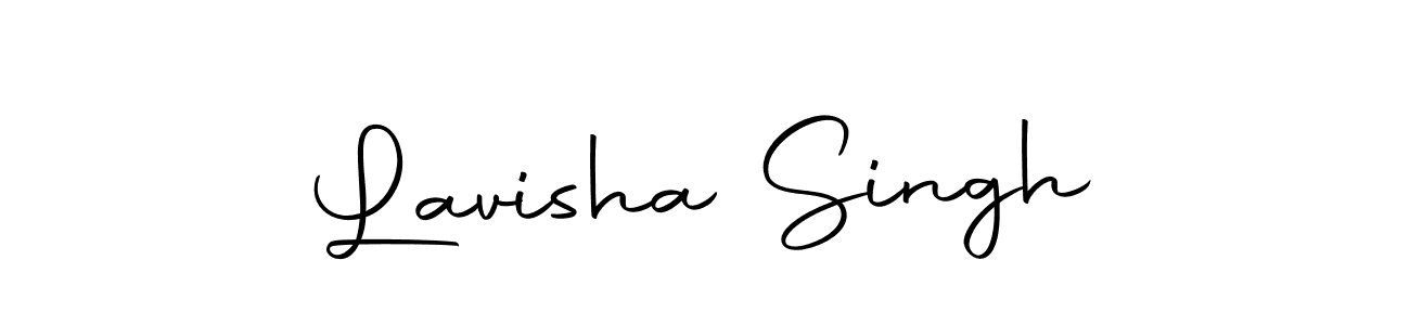 You should practise on your own different ways (Autography-DOLnW) to write your name (Lavisha Singh) in signature. don't let someone else do it for you. Lavisha Singh signature style 10 images and pictures png