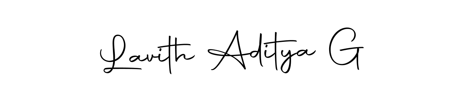 Autography-DOLnW is a professional signature style that is perfect for those who want to add a touch of class to their signature. It is also a great choice for those who want to make their signature more unique. Get Lavith Aditya G name to fancy signature for free. Lavith Aditya G signature style 10 images and pictures png