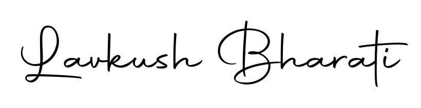 How to make Lavkush Bharati name signature. Use Autography-DOLnW style for creating short signs online. This is the latest handwritten sign. Lavkush Bharati signature style 10 images and pictures png