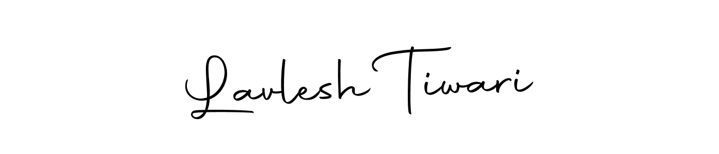 How to make Lavlesh Tiwari name signature. Use Autography-DOLnW style for creating short signs online. This is the latest handwritten sign. Lavlesh Tiwari signature style 10 images and pictures png