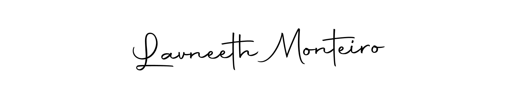 The best way (Autography-DOLnW) to make a short signature is to pick only two or three words in your name. The name Lavneeth Monteiro include a total of six letters. For converting this name. Lavneeth Monteiro signature style 10 images and pictures png