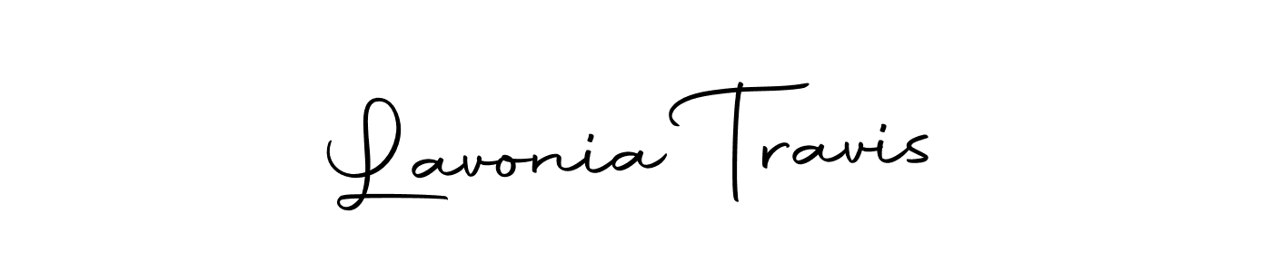 if you are searching for the best signature style for your name Lavonia Travis. so please give up your signature search. here we have designed multiple signature styles  using Autography-DOLnW. Lavonia Travis signature style 10 images and pictures png