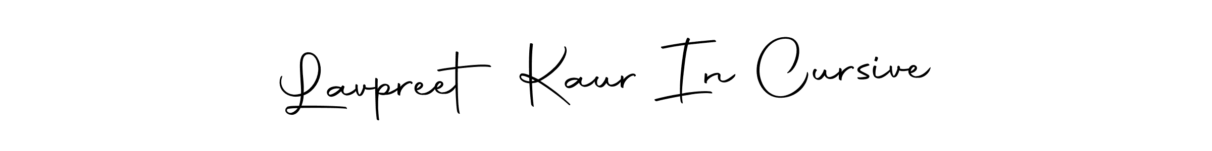 This is the best signature style for the Lavpreet Kaur In Cursive name. Also you like these signature font (Autography-DOLnW). Mix name signature. Lavpreet Kaur In Cursive signature style 10 images and pictures png