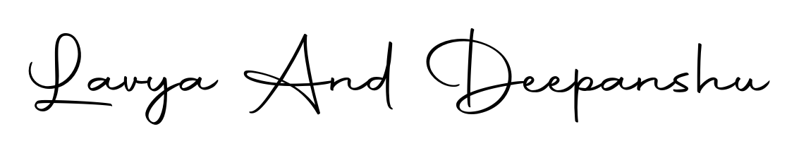Explore multiple handwriting variations for Lavya And Deepanshu including this stunning Autography-DOLnW design. Free to use across all platforms. Lavya And Deepanshu signature style 10 images and pictures png