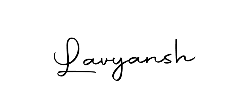 Create a beautiful signature design for name Lavyansh. With this signature (Autography-DOLnW) fonts, you can make a handwritten signature for free. Lavyansh signature style 10 images and pictures png