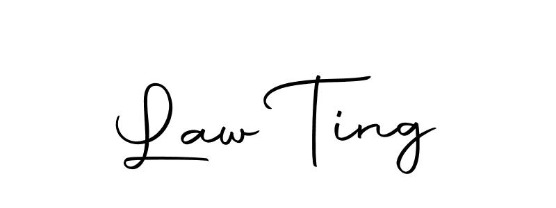 Also we have Law Ting name is the best signature style. Create professional handwritten signature collection using Autography-DOLnW autograph style. Law Ting signature style 10 images and pictures png