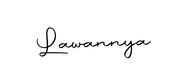 Design your own signature with our free online signature maker. With this signature software, you can create a handwritten (Autography-DOLnW) signature for name Lawannya. Lawannya signature style 10 images and pictures png