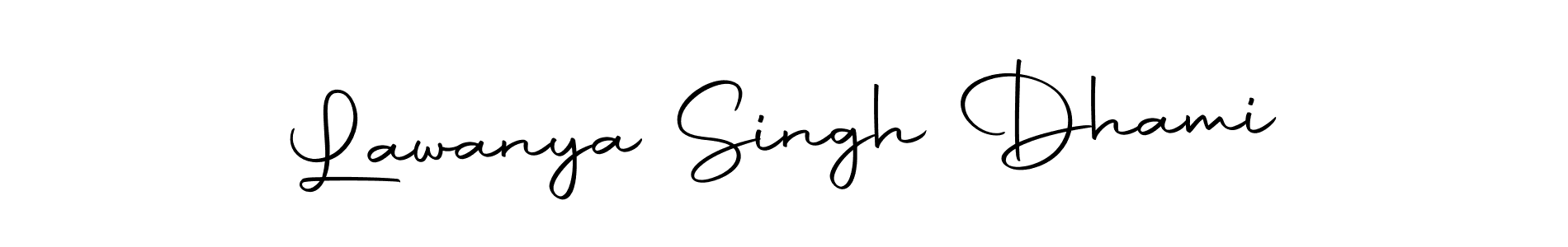 Make a beautiful signature design for name Lawanya Singh Dhami. Use this online signature maker to create a handwritten signature for free. Lawanya Singh Dhami signature style 10 images and pictures png