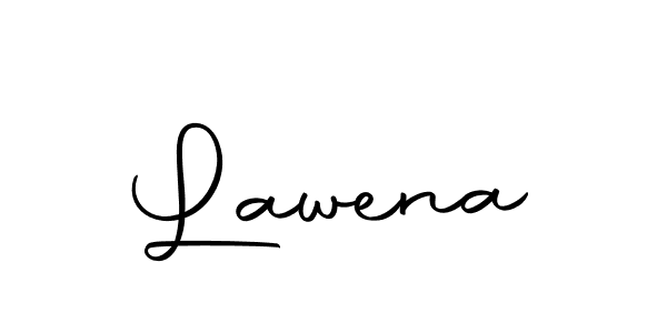 Create a beautiful signature design for name Lawena. With this signature (Autography-DOLnW) fonts, you can make a handwritten signature for free. Lawena signature style 10 images and pictures png