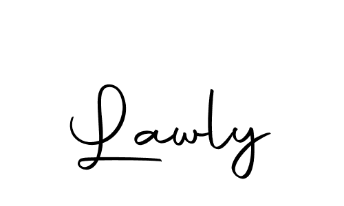 How to make Lawly signature? Autography-DOLnW is a professional autograph style. Create handwritten signature for Lawly name. Lawly signature style 10 images and pictures png