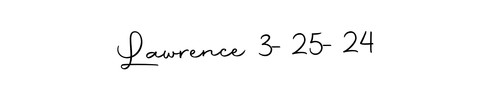 Make a beautiful signature design for name Lawrence 3-25-24. Use this online signature maker to create a handwritten signature for free. Lawrence 3-25-24 signature style 10 images and pictures png