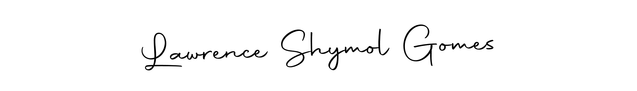 Lawrence Shymol Gomes stylish signature style. Best Handwritten Sign (Autography-DOLnW) for my name. Handwritten Signature Collection Ideas for my name Lawrence Shymol Gomes. Lawrence Shymol Gomes signature style 10 images and pictures png