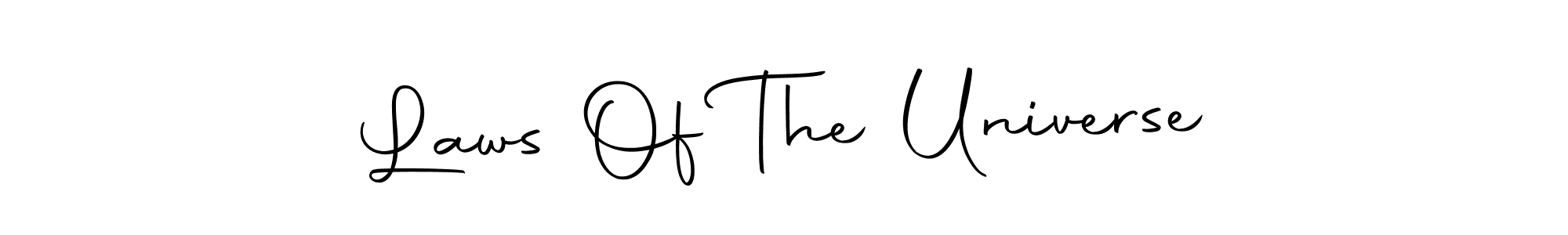 How to make Laws Of The Universe name signature. Use Autography-DOLnW style for creating short signs online. This is the latest handwritten sign. Laws Of The Universe signature style 10 images and pictures png