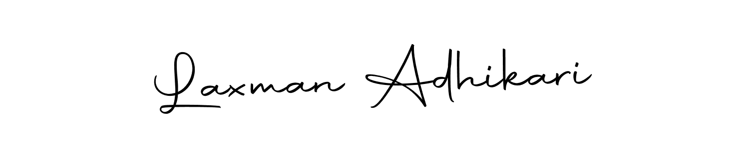 Here are the top 10 professional signature styles for the name Laxman Adhikari. These are the best autograph styles you can use for your name. Laxman Adhikari signature style 10 images and pictures png