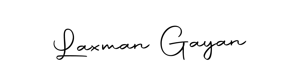 How to make Laxman Gayan name signature. Use Autography-DOLnW style for creating short signs online. This is the latest handwritten sign. Laxman Gayan signature style 10 images and pictures png