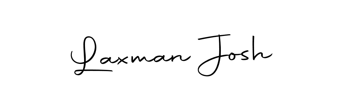 How to make Laxman Josh name signature. Use Autography-DOLnW style for creating short signs online. This is the latest handwritten sign. Laxman Josh signature style 10 images and pictures png