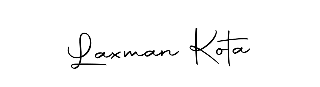 Design your own signature with our free online signature maker. With this signature software, you can create a handwritten (Autography-DOLnW) signature for name Laxman Kota. Laxman Kota signature style 10 images and pictures png