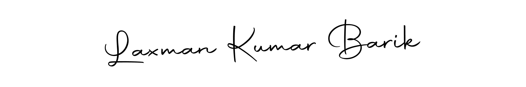 How to make Laxman Kumar Barik name signature. Use Autography-DOLnW style for creating short signs online. This is the latest handwritten sign. Laxman Kumar Barik signature style 10 images and pictures png