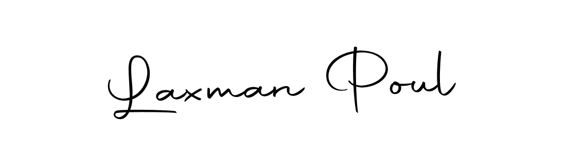 You should practise on your own different ways (Autography-DOLnW) to write your name (Laxman Poul) in signature. don't let someone else do it for you. Laxman Poul signature style 10 images and pictures png