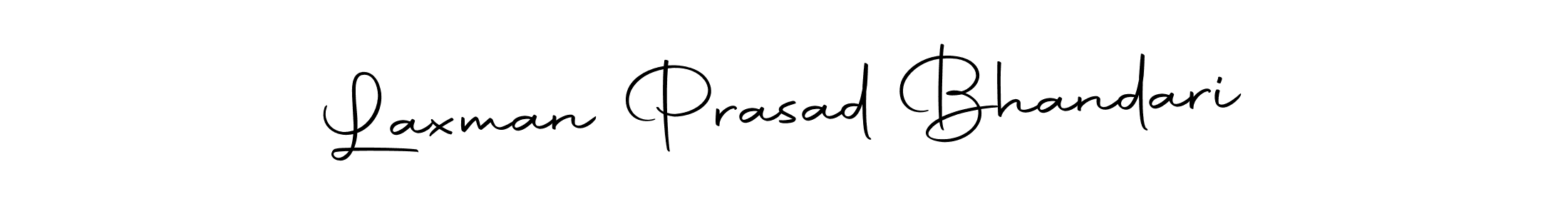 Design your own signature with our free online signature maker. With this signature software, you can create a handwritten (Autography-DOLnW) signature for name Laxman Prasad Bhandari. Laxman Prasad Bhandari signature style 10 images and pictures png