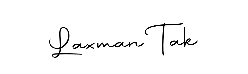 Laxman Tak stylish signature style. Best Handwritten Sign (Autography-DOLnW) for my name. Handwritten Signature Collection Ideas for my name Laxman Tak. Laxman Tak signature style 10 images and pictures png