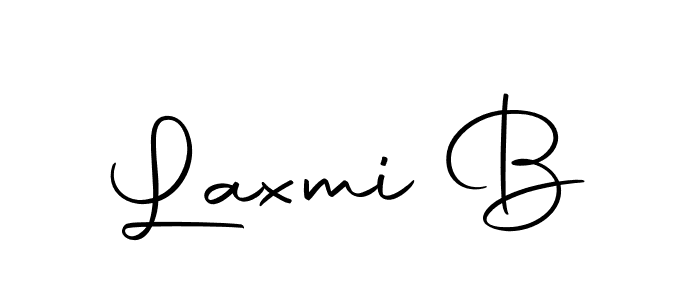 Similarly Autography-DOLnW is the best handwritten signature design. Signature creator online .You can use it as an online autograph creator for name Laxmi B. Laxmi B signature style 10 images and pictures png