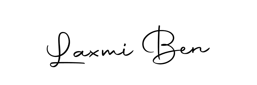 Create a beautiful signature design for name Laxmi Ben. With this signature (Autography-DOLnW) fonts, you can make a handwritten signature for free. Laxmi Ben signature style 10 images and pictures png