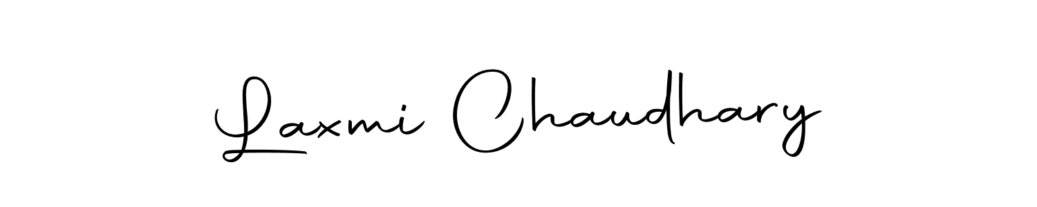Design your own signature with our free online signature maker. With this signature software, you can create a handwritten (Autography-DOLnW) signature for name Laxmi Chaudhary. Laxmi Chaudhary signature style 10 images and pictures png