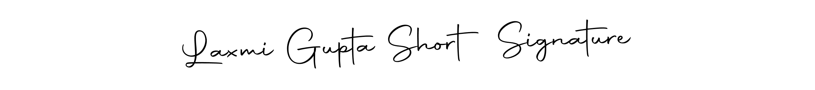 Make a beautiful signature design for name Laxmi Gupta Short Signature. Use this online signature maker to create a handwritten signature for free. Laxmi Gupta Short Signature signature style 10 images and pictures png