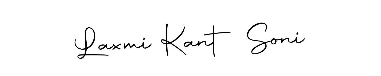 You can use this online signature creator to create a handwritten signature for the name Laxmi Kant Soni. This is the best online autograph maker. Laxmi Kant Soni signature style 10 images and pictures png