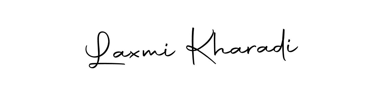 You can use this online signature creator to create a handwritten signature for the name Laxmi Kharadi. This is the best online autograph maker. Laxmi Kharadi signature style 10 images and pictures png