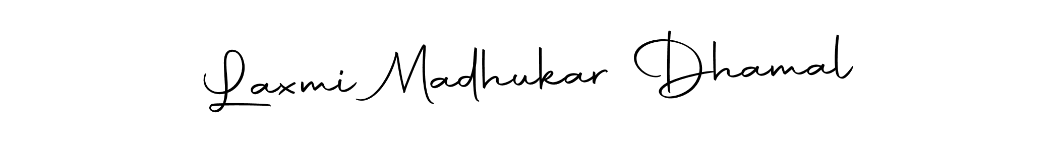 Design your own signature with our free online signature maker. With this signature software, you can create a handwritten (Autography-DOLnW) signature for name Laxmi Madhukar Dhamal. Laxmi Madhukar Dhamal signature style 10 images and pictures png