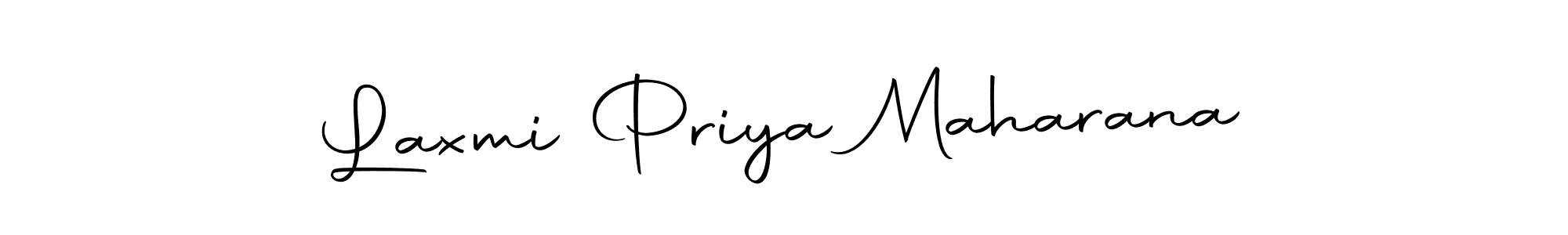 You should practise on your own different ways (Autography-DOLnW) to write your name (Laxmi Priya Maharana) in signature. don't let someone else do it for you. Laxmi Priya Maharana signature style 10 images and pictures png