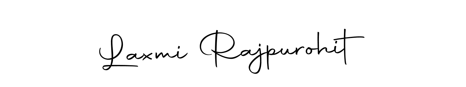 Make a beautiful signature design for name Laxmi Rajpurohit. With this signature (Autography-DOLnW) style, you can create a handwritten signature for free. Laxmi Rajpurohit signature style 10 images and pictures png