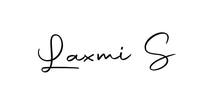 Design your own signature with our free online signature maker. With this signature software, you can create a handwritten (Autography-DOLnW) signature for name Laxmi S. Laxmi S signature style 10 images and pictures png