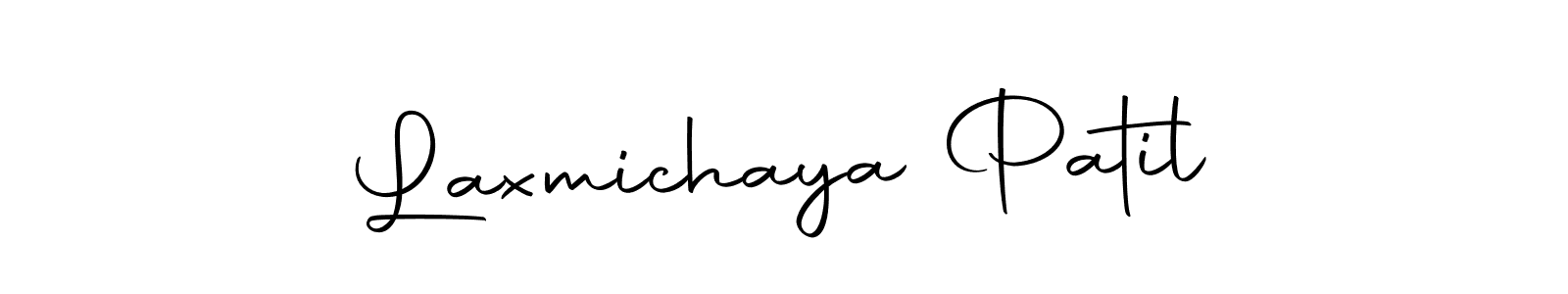 Make a beautiful signature design for name Laxmichaya Patil. With this signature (Autography-DOLnW) style, you can create a handwritten signature for free. Laxmichaya Patil signature style 10 images and pictures png