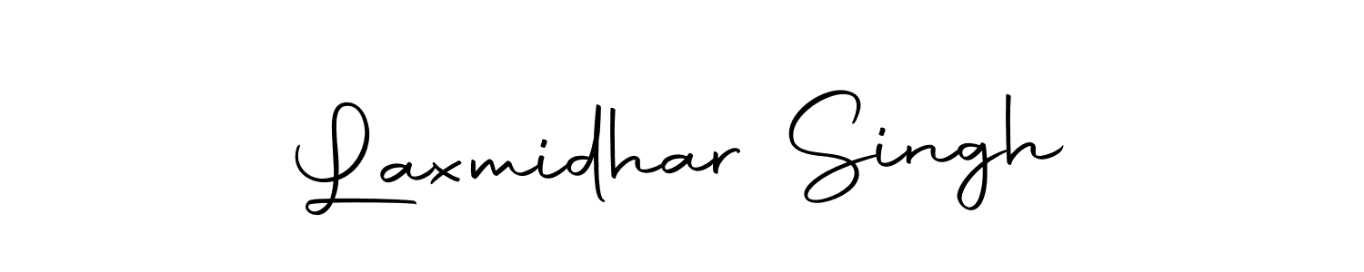 How to make Laxmidhar Singh name signature. Use Autography-DOLnW style for creating short signs online. This is the latest handwritten sign. Laxmidhar Singh signature style 10 images and pictures png