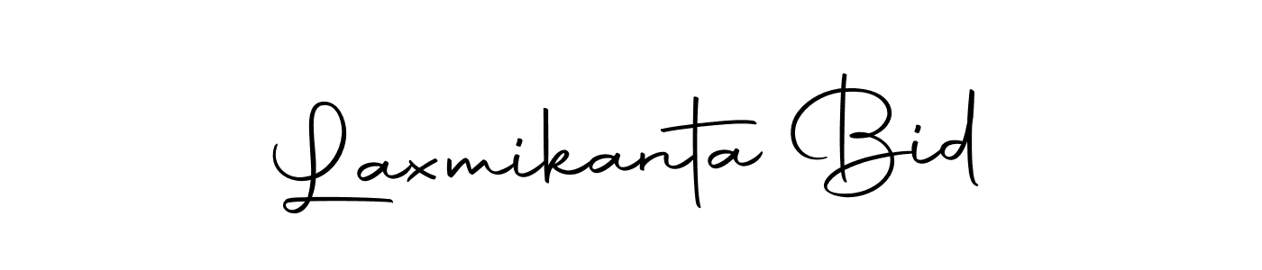 How to make Laxmikanta Bid signature? Autography-DOLnW is a professional autograph style. Create handwritten signature for Laxmikanta Bid name. Laxmikanta Bid signature style 10 images and pictures png