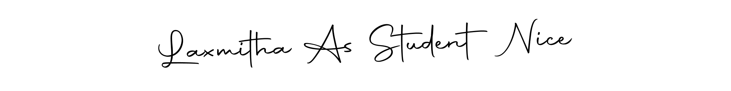 Design your own signature with our free online signature maker. With this signature software, you can create a handwritten (Autography-DOLnW) signature for name Laxmitha As Student Nice. Laxmitha As Student Nice signature style 10 images and pictures png
