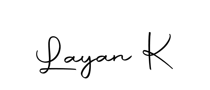 It looks lik you need a new signature style for name Layan K. Design unique handwritten (Autography-DOLnW) signature with our free signature maker in just a few clicks. Layan K signature style 10 images and pictures png