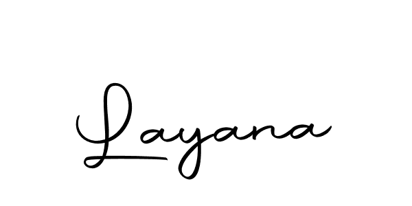 Use a signature maker to create a handwritten signature online. With this signature software, you can design (Autography-DOLnW) your own signature for name Layana. Layana signature style 10 images and pictures png