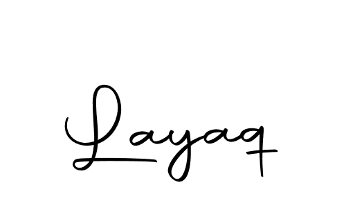 Similarly Autography-DOLnW is the best handwritten signature design. Signature creator online .You can use it as an online autograph creator for name Layaq. Layaq signature style 10 images and pictures png