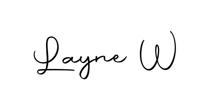 Here are the top 10 professional signature styles for the name Layne W. These are the best autograph styles you can use for your name. Layne W signature style 10 images and pictures png