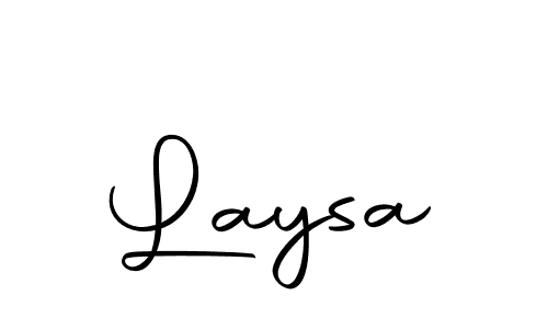 Create a beautiful signature design for name Laysa. With this signature (Autography-DOLnW) fonts, you can make a handwritten signature for free. Laysa signature style 10 images and pictures png