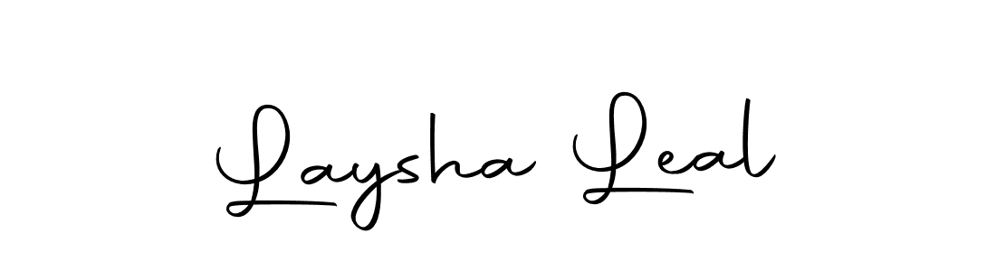 Design your own signature with our free online signature maker. With this signature software, you can create a handwritten (Autography-DOLnW) signature for name Laysha Leal. Laysha Leal signature style 10 images and pictures png