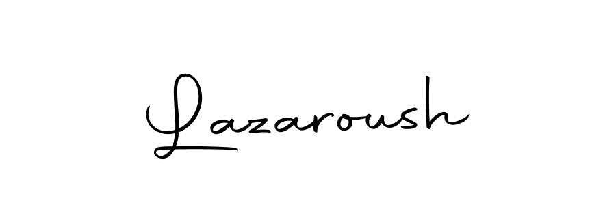 Design your own signature with our free online signature maker. With this signature software, you can create a handwritten (Autography-DOLnW) signature for name Lazaroush. Lazaroush signature style 10 images and pictures png